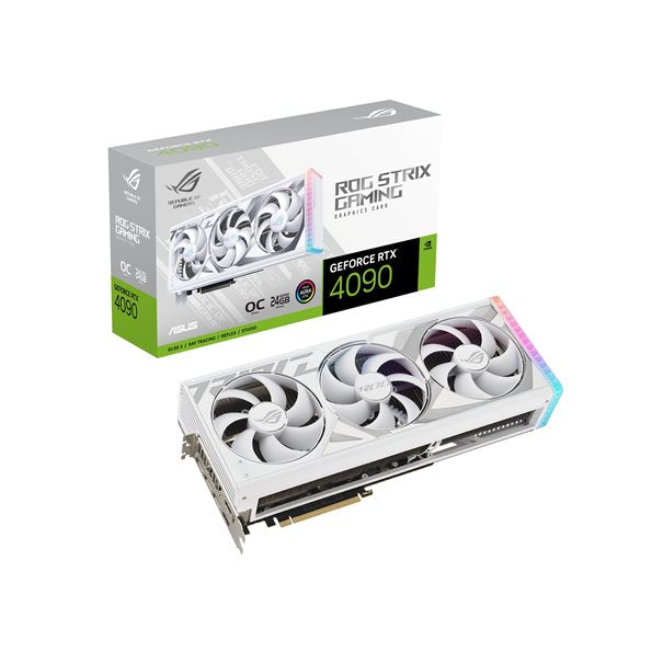 ASUS VGA 24GB RTX4090 ROG-STRIX-O24G-GAMING WHITE 3xDP/2xHDMI ROG-STRIX-RTX4090-O24G-WHITE