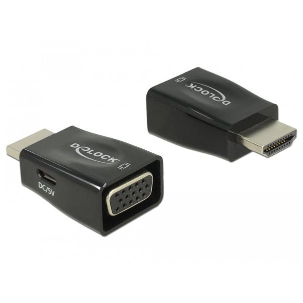 Delock Adapter HDMI Stecker > VGA Buchse+++