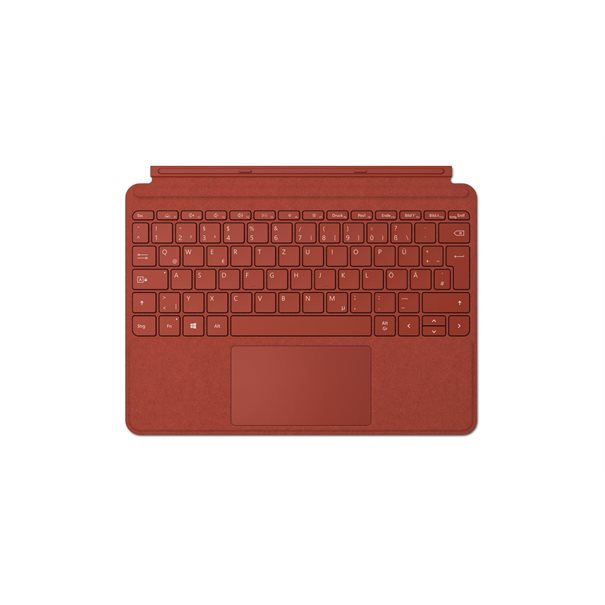 Surface Go Signature Type Cover [DE] Mohn-Rot