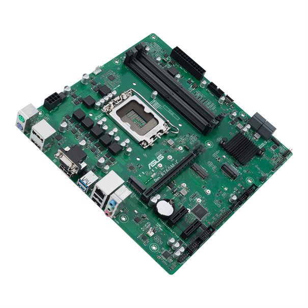 ASUS PRO B760M-C-CSM S1700/DDR5/2xDP-HDMI-VGA/24-7/µATX Optional: 2x COM, 1x LPT