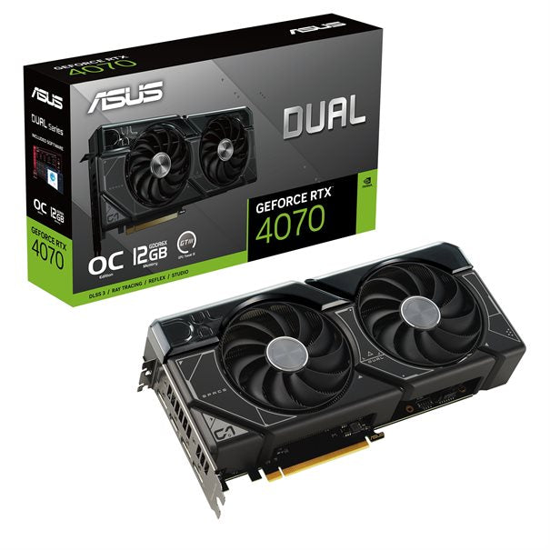 ASUS VGA 12GB RTX4070 DUAL OC Edition 3xDP/HDMI Dual GeForce RTX4070 OC Edition 12GB GDDR6X