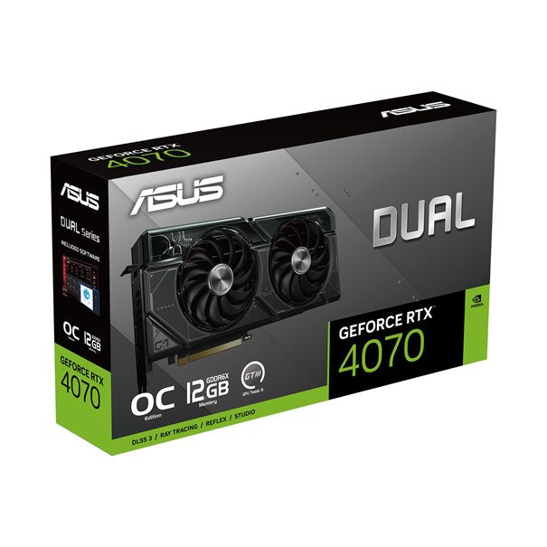 ASUS VGA 12GB RTX4070 DUAL OC Edition 3xDP/HDMI Dual GeForce RTX4070 OC Edition 12GB GDDR6X