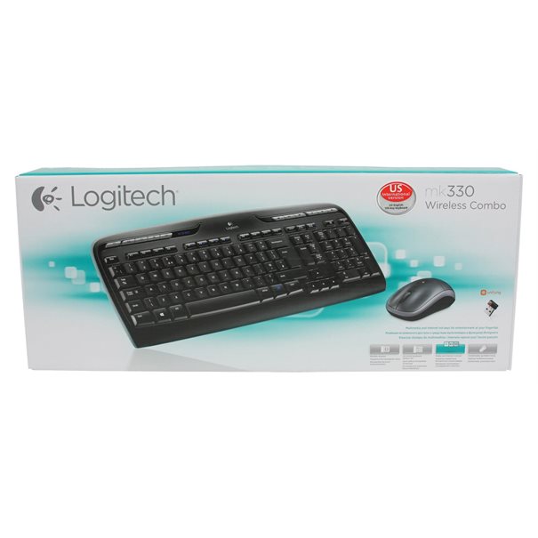 Logitech Desktop MK330 Wireless [US] black