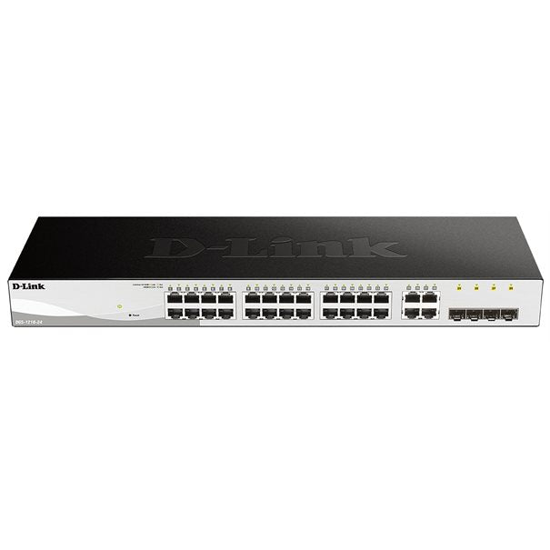 D-Link Switch DGS-1210-24/E 24xGBit/4xSFP 19" Managed