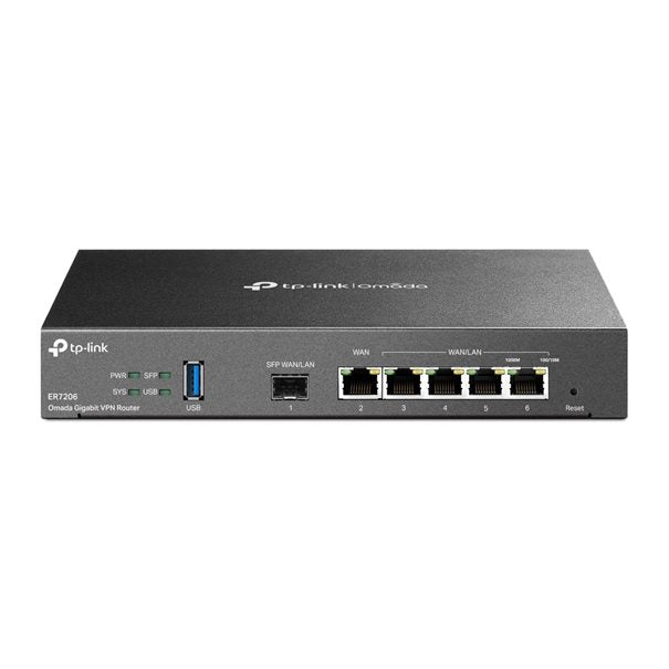 TP-LINK 5 Port Gigabit Multi-WAN Router (bis 4xWAN) 1xSFP