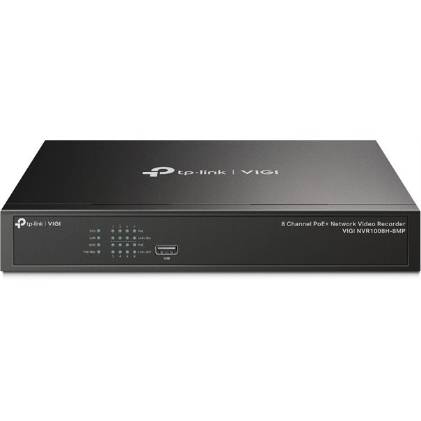 TP-LINK 8 Channel PoE+ Network Video Recorder VIGI NVR1004H-4P  +++ PoE+, 4K Video Output, 8-Channel Live View
