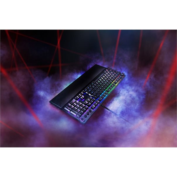 Razer Keyboard Huntsman Elite Gaming (DE) black klickender, optischer Switch