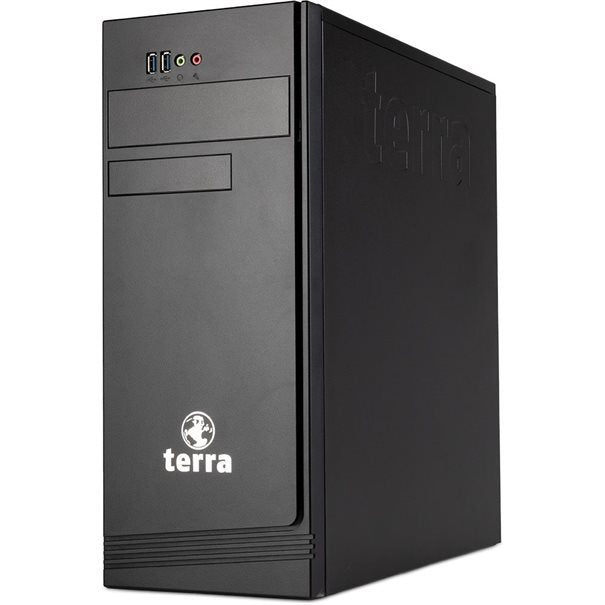 TERRA PC Ausstellungsgehäuse PC608  schwarz+++