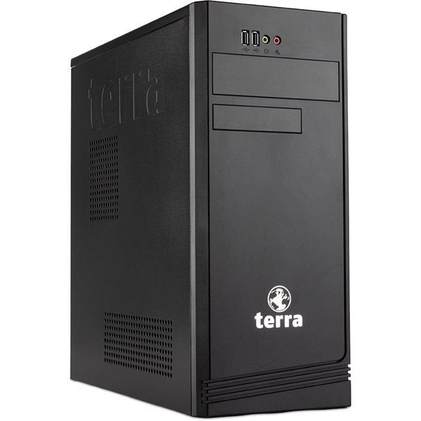 TERRA PC Ausstellungsgehäuse PC608  schwarz+++