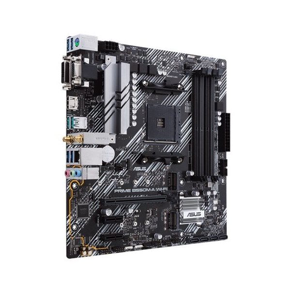 ASUS PRIME B550M-A AM4 B550/HDMI-DVI-VGA/M.2/µATX PCI-Express 4.0 Support