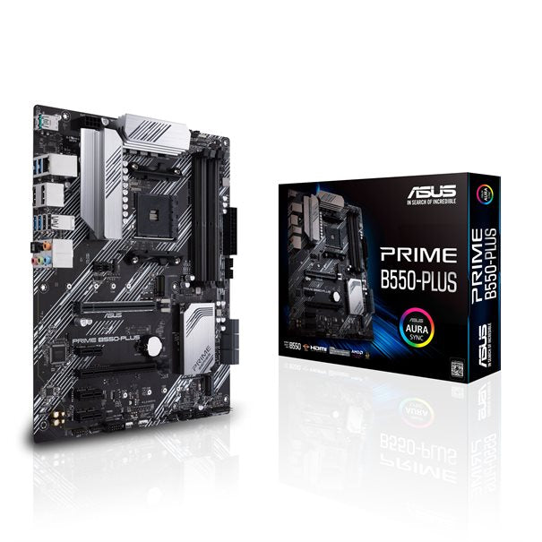 ASUS PRIME B550-PLUS AM4 B550//M.2/ATX PCI-Express 4.0 Support