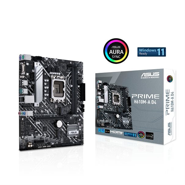 ASUS PRIME H610M-A D4 S1700/DDR4/µATX