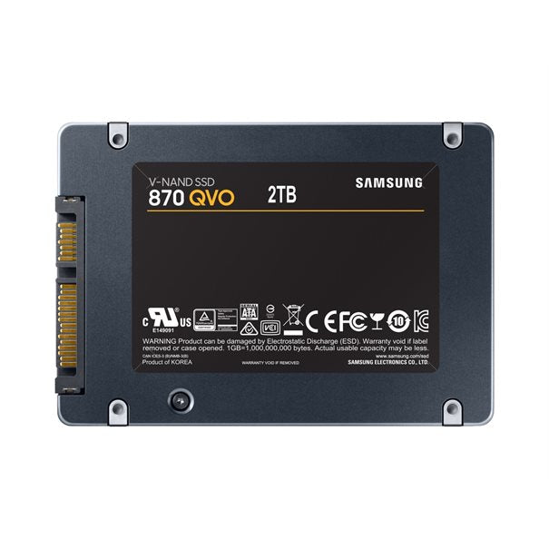 SSD 2.5" 2TB Samsung 870 QVO Serie SATA 3  QLC Technology / 36Month Warranty