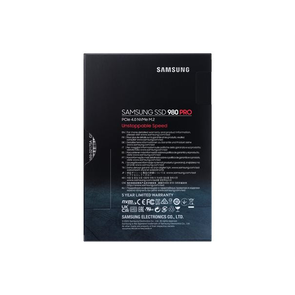 SSD M.2 (2280) 500GB Samsung 980 PRO PCIe 4.0 M.2-SSD PCIe 4.0