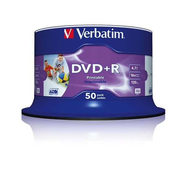 DVD ROH+R 4.7GB/ 16x Verbatim print. (50er Sp.)