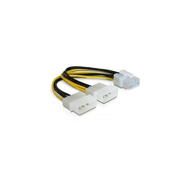 Delock ATX Stromadapter 2x 5.25" -> 8-pin (PCIe)