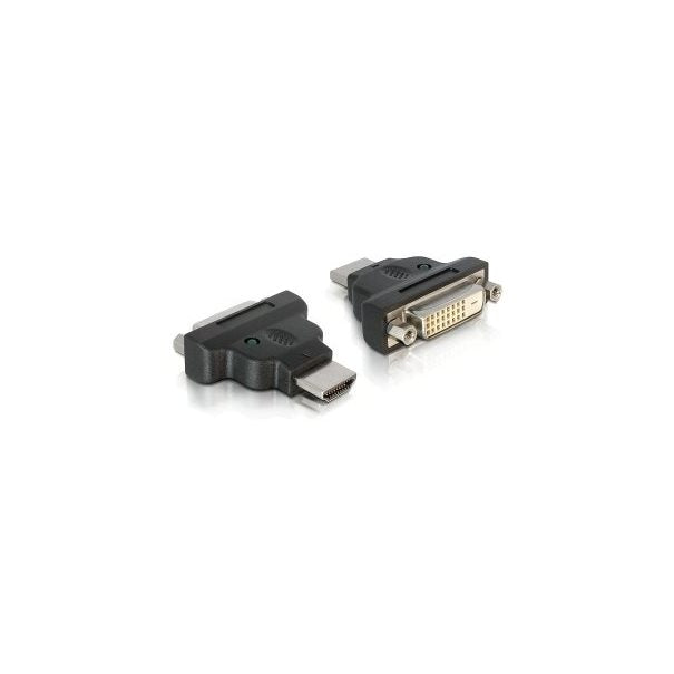 Delock Adapter HDMI Stecker > DVI-D Buchse mit LED