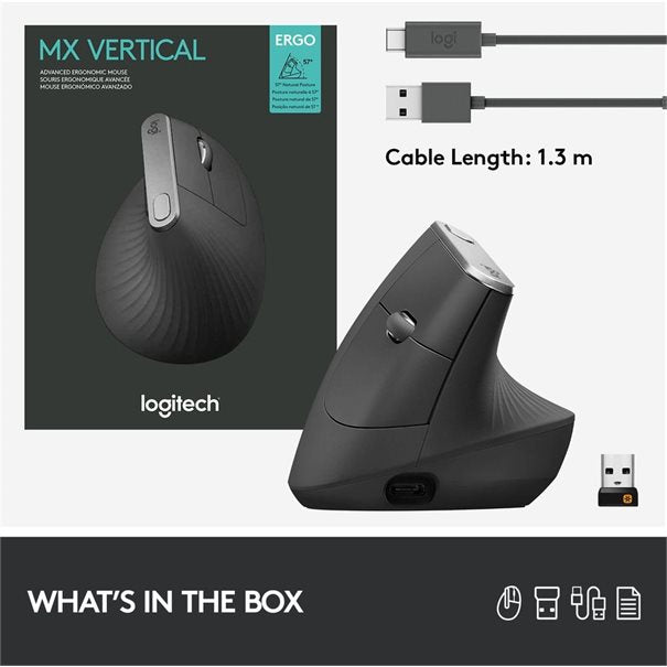 Logitech Mouse MX Vertical Advanced Ergonomic