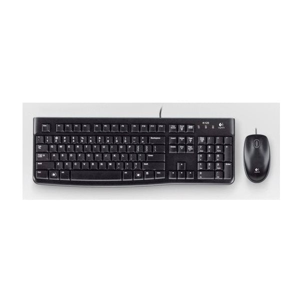 Logitech Desktop MK120 [US/EU] black  EMEA