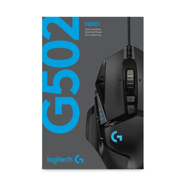 Logitech Mouse G502 Gaming HERO DE DE Version