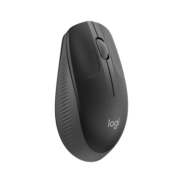 Logitech Mouse M190 Wireless FULL-SIZE black für mittelgroße bis große Hände