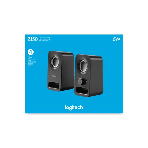 Logitech Speaker Z150 2.0 Klinke black