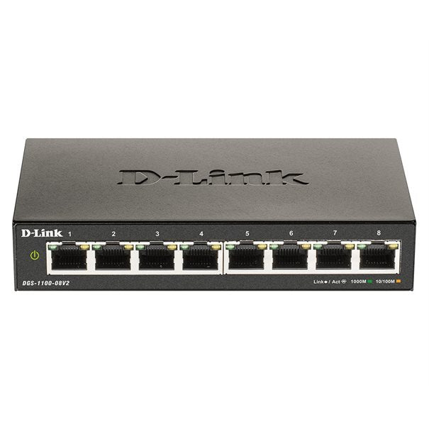 D-Link Switch DGS-1100-08V2 8xGBit Managed