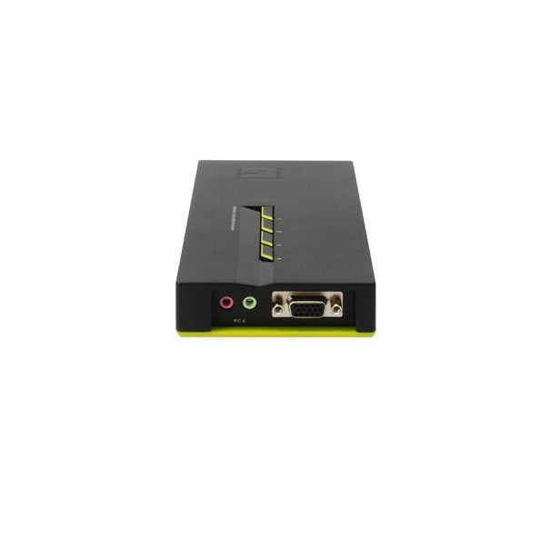 LevelOne KVM-Switch 4 PC VGA+USB+Audio
