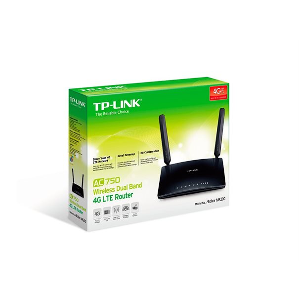 TP-LINK WLAN750-Router 4G/LTE Dualband 4xLAN AC