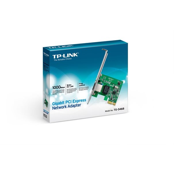 TP-LINK PCIe LAN Adapter GBit (10/100/1000MBit)