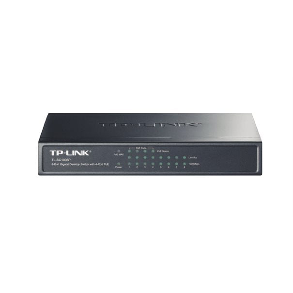 TP-LINK Switch TL-SG1008P 8xGBit Unmanaged (4xPoE)