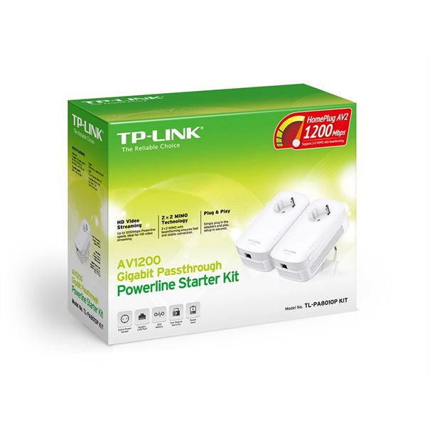 TP-LINK Powerline AV1200 1xLAN Schuko Kit