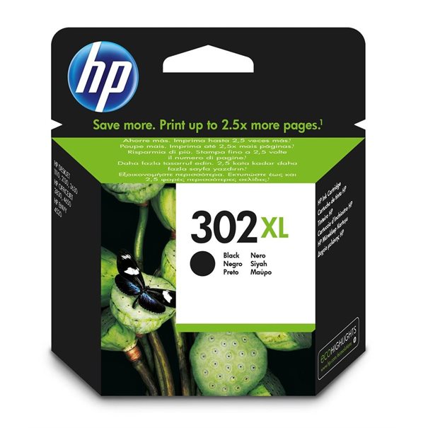 Tinte HP OfficeJet 4650 F6U68AE BLACK (302XL) bis zu 480 Seiten