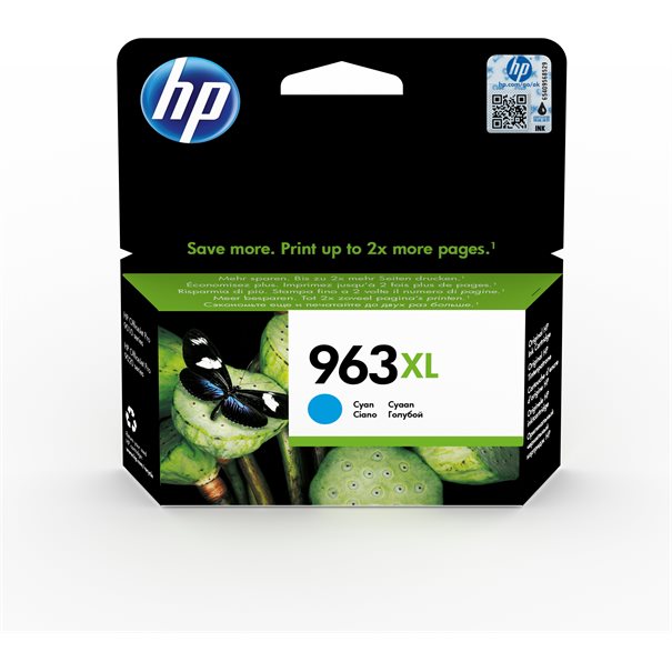 Tinte HP OfficeJet Pro 90xx Cyan 3JA27AE HP 963XL Cyan/1,600 Seiten