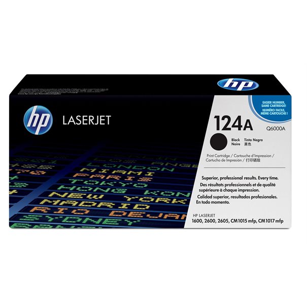 Toner HP Color Laser 2600N black Q6000A