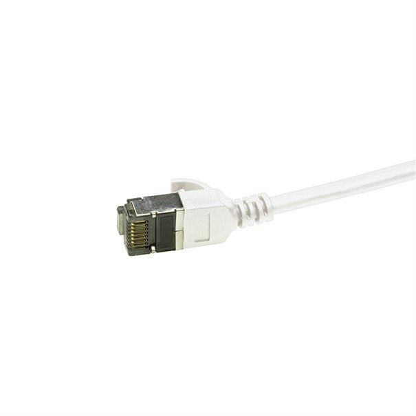 Kabel LAN U/FTP (Patchkabel) SLIM CAT6 0.3m white