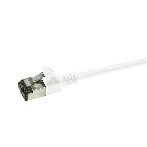 Kabel LAN U/FTP (Patchkabel) SLIM CAT6 0.5m white