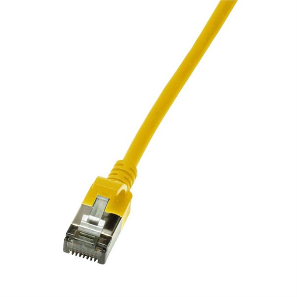Kabel LAN U/FTP (Patchkabel) SLIM CAT6 1m yellow