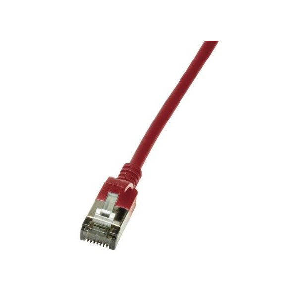 Kabel LAN U/FTP (Patchkabel) SLIM CAT6 0,3m red