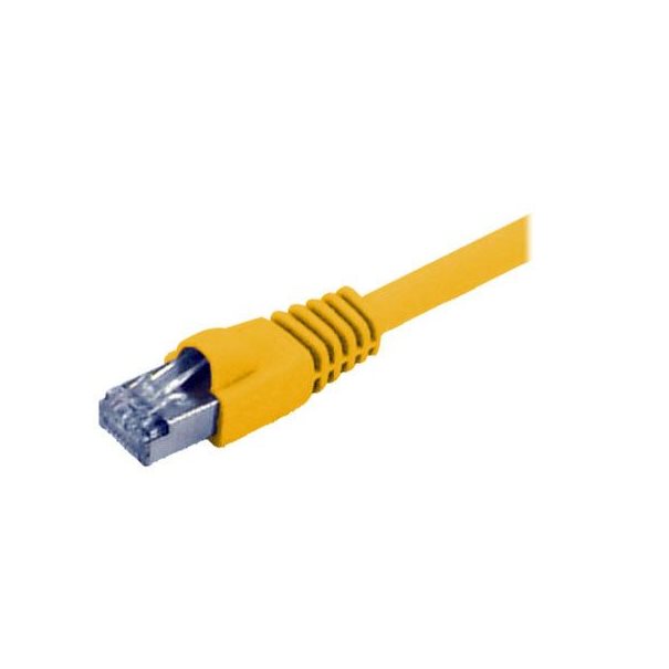 Kabel LAN S/FTP (Patchkabel) CAT6 0.5m yellow