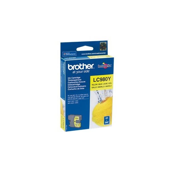 Tinte Brother LC-980Y yellow