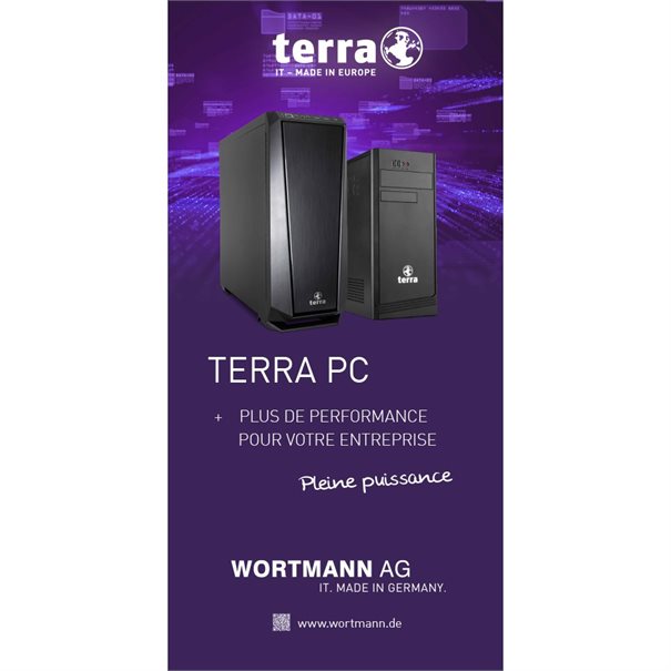 TERRA PC Banner (1x2 m) Innovativ - inkl. Ständer