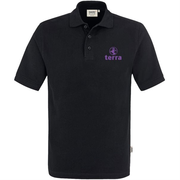TERRA Poloshirt, schwarz - Größe: XL