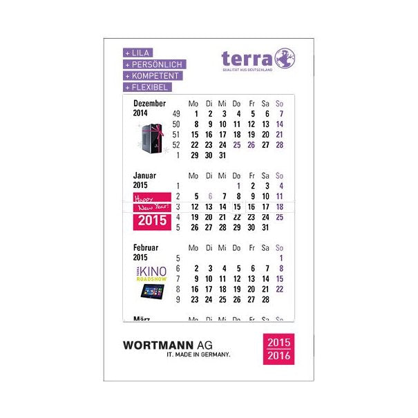 TERRA Tischkalender 2015 - 2016
